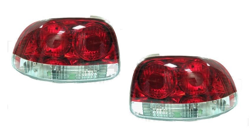 Sonar tail lights red/white clear (Del sol 92-98)