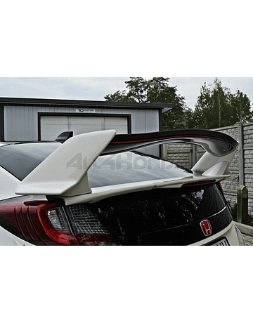 Maxton Design spoiler extension V1 gloss black (Civic 2015+ Type R Turbo FK2)