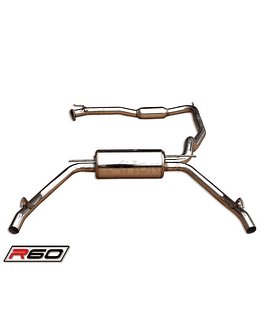 SRS EXHAUST SYSTEM R60 STAINLESS STEEL INCL. TUV (CIVIC 07-12 TYPE R FN2)