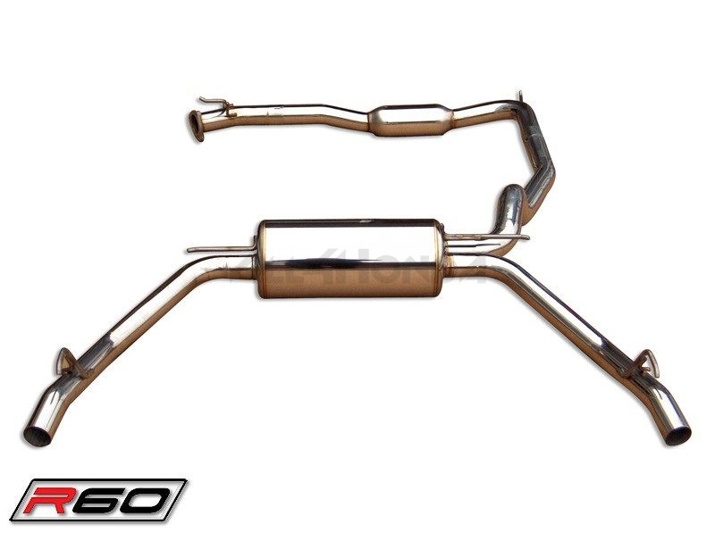 SRS EXHAUST SYSTEM R60 STAINLESS STEEL INCL. TUV (CIVIC 07-12 TYPE R FN2)