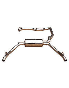 INVIDIA Q300-TI EXHAUST SYSTEM STAINLESS STEEL (CIVIC TYPE R 07-12 3DRS FN2)