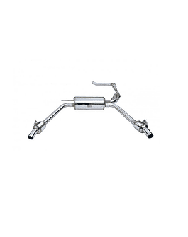 INVIDIA Q300-TI EXHAUST SYSTEM STAINLESS STEEL V2 INCL. TUV (CIVIC TYPE R 07-12 3DRS FN2)