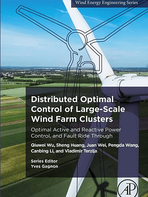 Distributed Optimal Control of Large-Scale Wind Farm Clusters: Optimal Active and Reactive Power Control, and Fault Ride Through