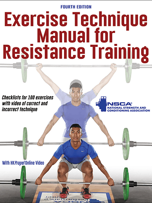  Exercise Technique Manual for Resistance Training 4th Edition 