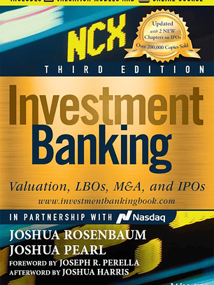  Investment Banking: Valuation, LBOs, M&A, and IPOs (Includes Valuation Models), 3rd Edition - Instructor Resources (Instructor's Solutions Manual + Test Bank + PowerPoint Presentations + ...) 