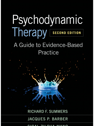  Psychodynamic Therapy: A Guide to Evidence-Based Practice 2nd Edition 