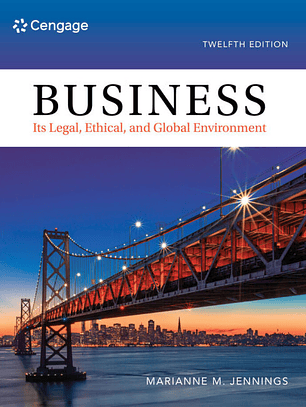Business: Its Legal, Ethical, and Global Environment 12th Edition