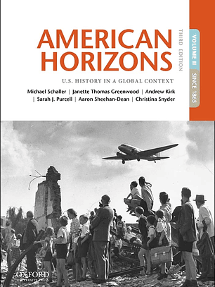 American Horizons: U.S. History in a Global Context, Volume II: Since 1865 3rd Edition