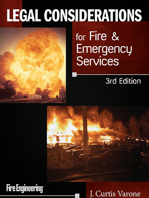 Legal Considerations for Fire & Emergency Services 3rd Edition 