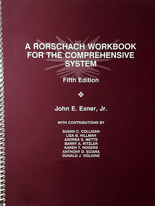 A Rorschach workbook for the comprehensive system