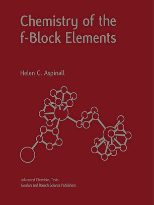 Chemistry of the f-Block Elements