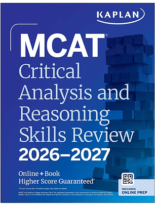 MCAT Critical Analysis and Reasoning Skills Review 2026-2027