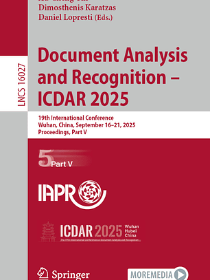 Document Analysis and Recognition – ICDAR 2025