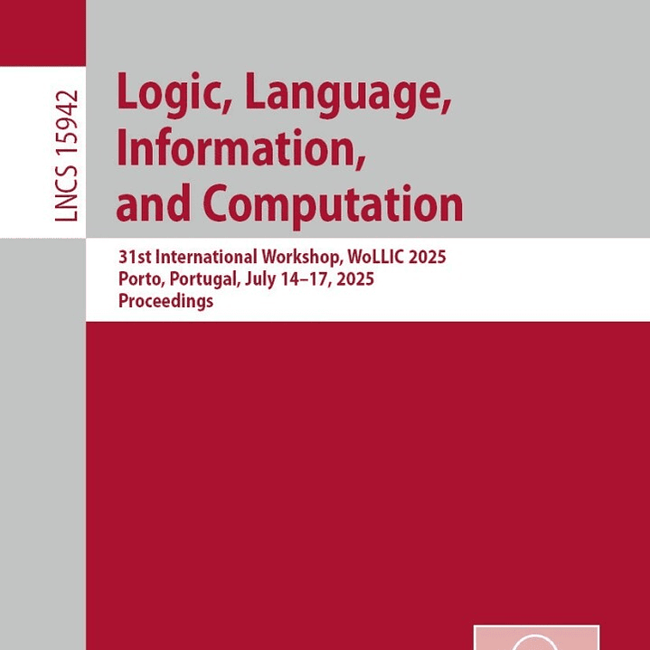 Logic, Language, Information, and Computation  1