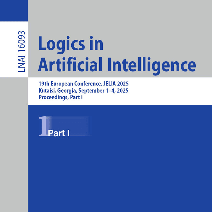 Logics in Artificial Intelligence: 19th European Conference 1