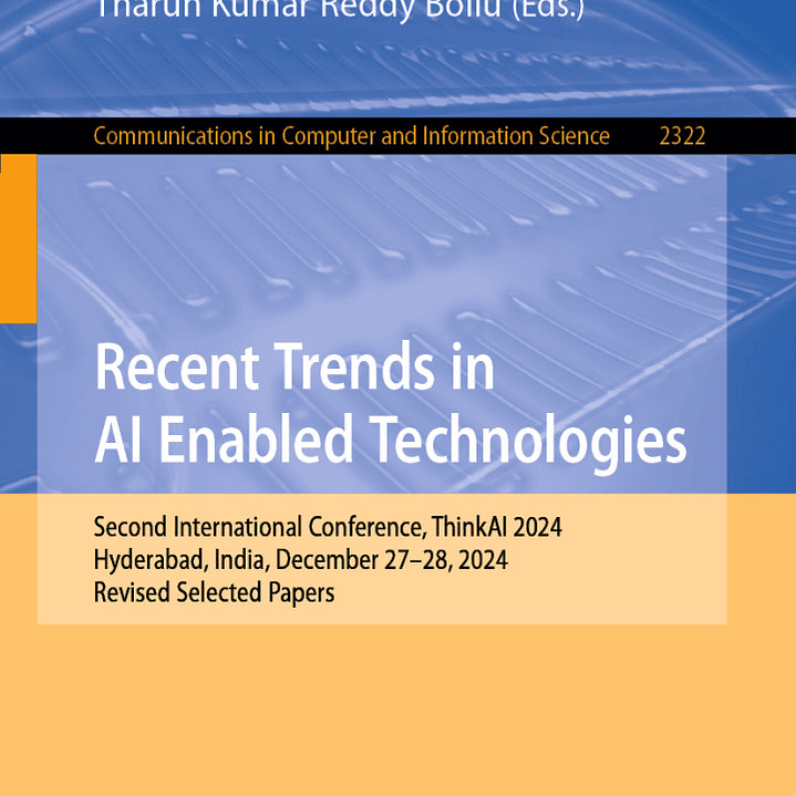 Recent Trends in AI Enabled Technologies  1