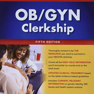 First Aid for the OB/GYN Clerkship 5th Edition