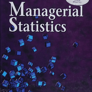 Managerial Statistics