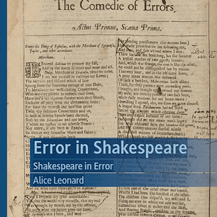 Error in Shakespeare: Shakespeare in Error