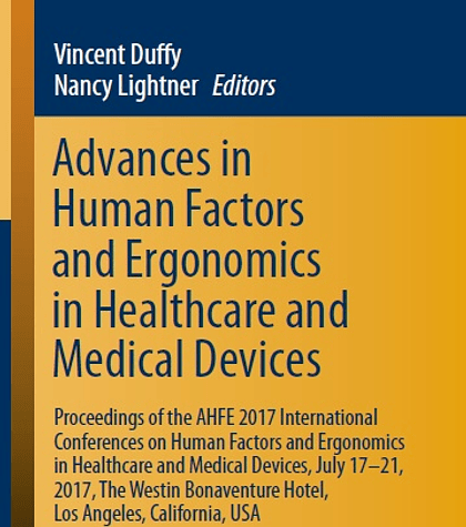 Advances in Human Factors and Ergonomics in Healthcare and Medical Devices