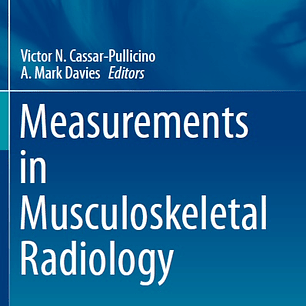 Measurements in Musculoskeletal Radiology