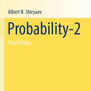 Probability: Vol. 2