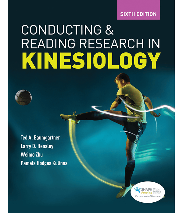  Conducting and Reading Research in Kinesiology 6th Edition 