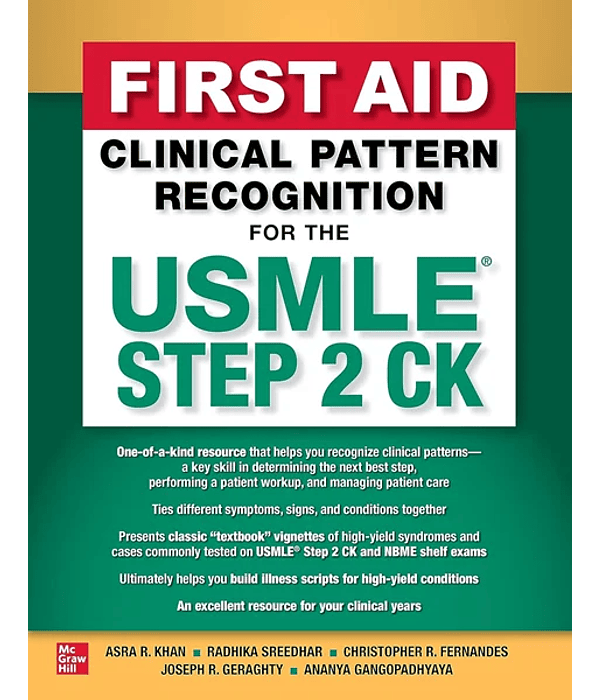 First Aid Clinical Pattern Recognition for the USMLE Step 2 CK