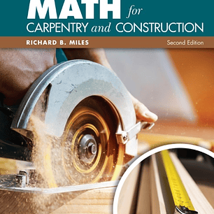 Math for Carpentry and Construction 2nd Edition