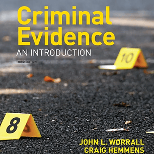 Criminal Evidence: An Introduction 3rd Edition 