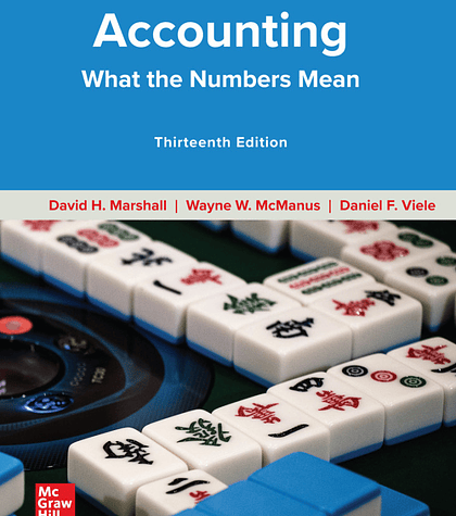 Accounting: What the Numbers Mean 13th Edition 