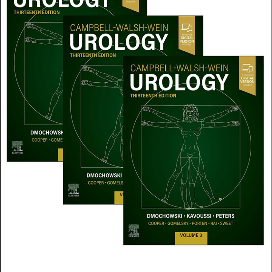 Campbell-Walsh-Wein Urology 13th Edition (3-Volume Set) 1