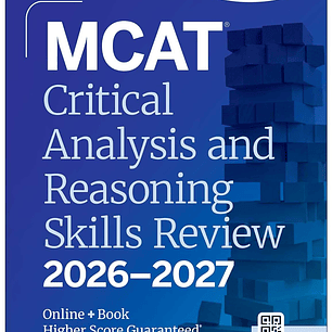 MCAT Critical Analysis and Reasoning Skills Review 2026-2027