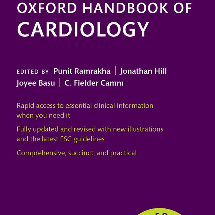 Oxford Handbook of Cardiology 3rd Edition 1