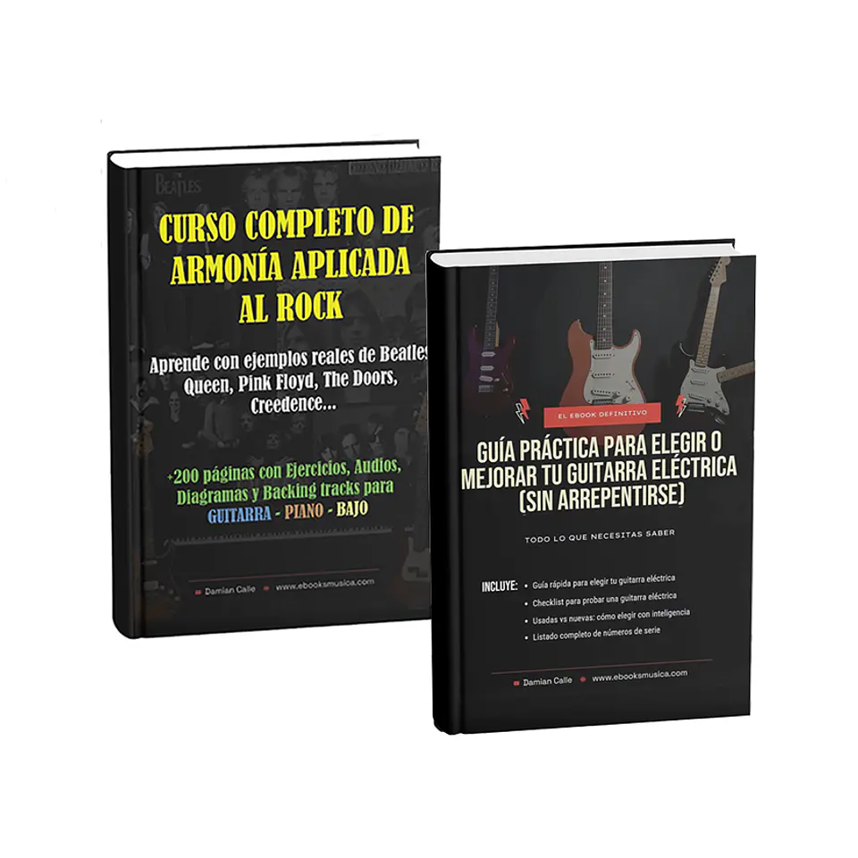 Curso Completo de Armonía Aplicada al Rock + Guía Práctica para Elegir o Mejorar tu Guitarra Eléctrica 1
