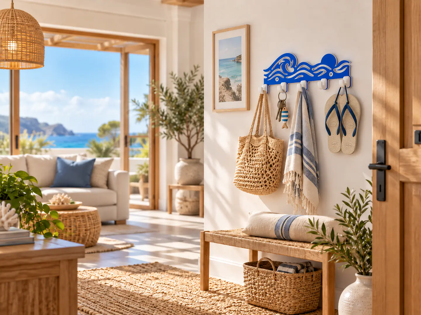 Natura Ocean — Perchero de pared 2