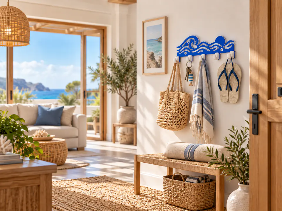 Natura Ocean — Perchero de pared 2