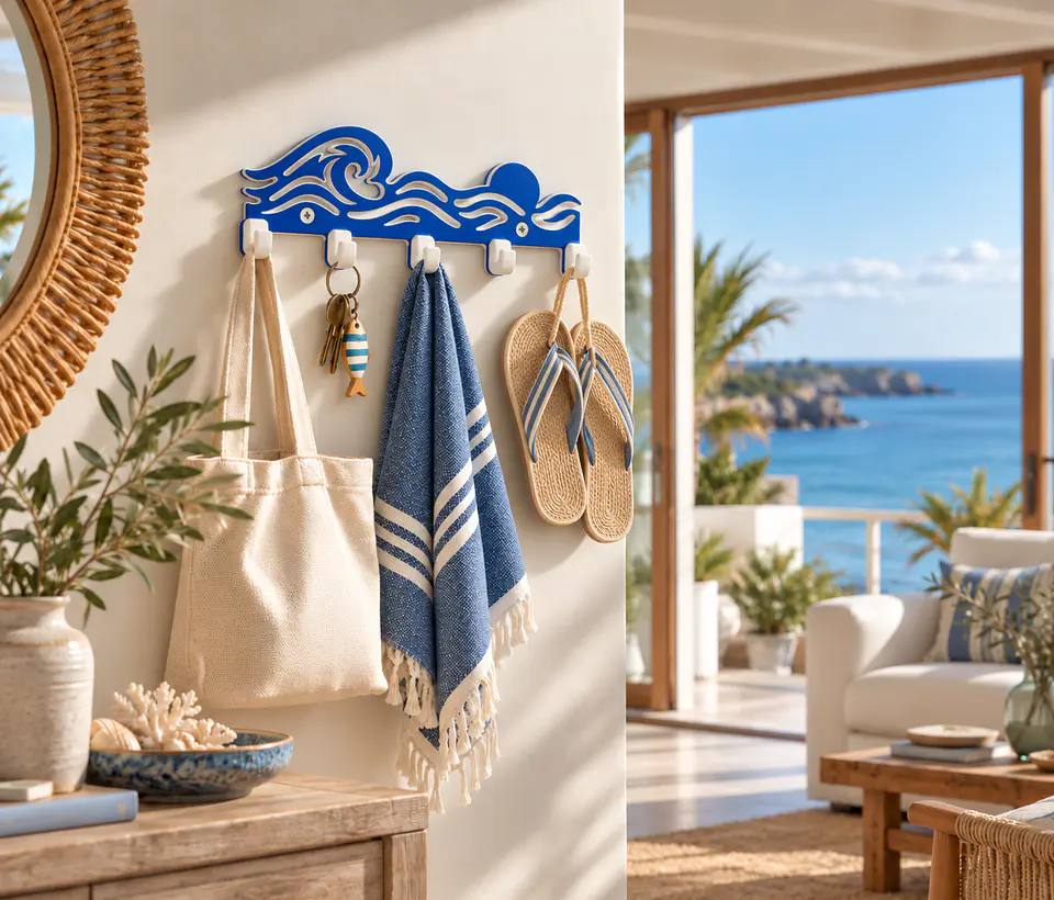 Natura Ocean — Perchero de pared 3