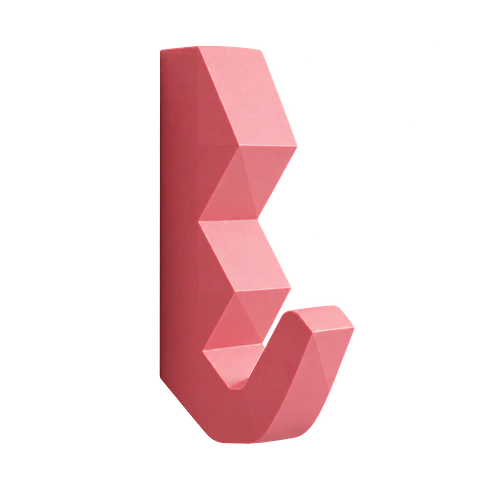 EBRA Wall Hook — Prism | Gancho de pared de diseño.