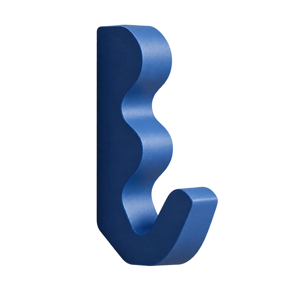EBRA Wall Hook — Wave | Gancho de pared de diseño. 1