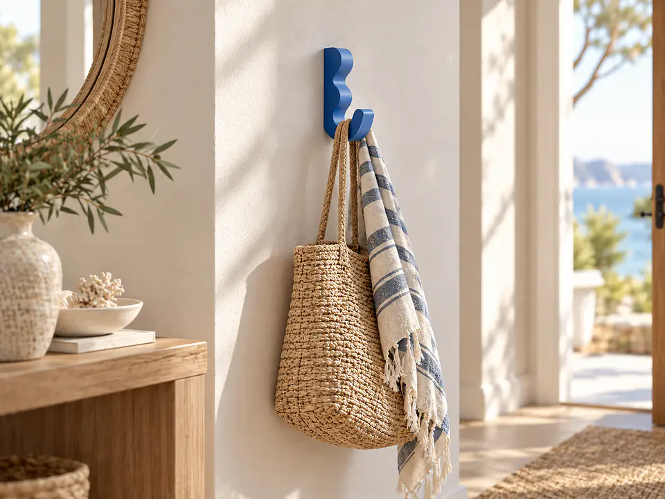 EBRA Wall Hook — Wave | Gancho de pared de diseño. 2