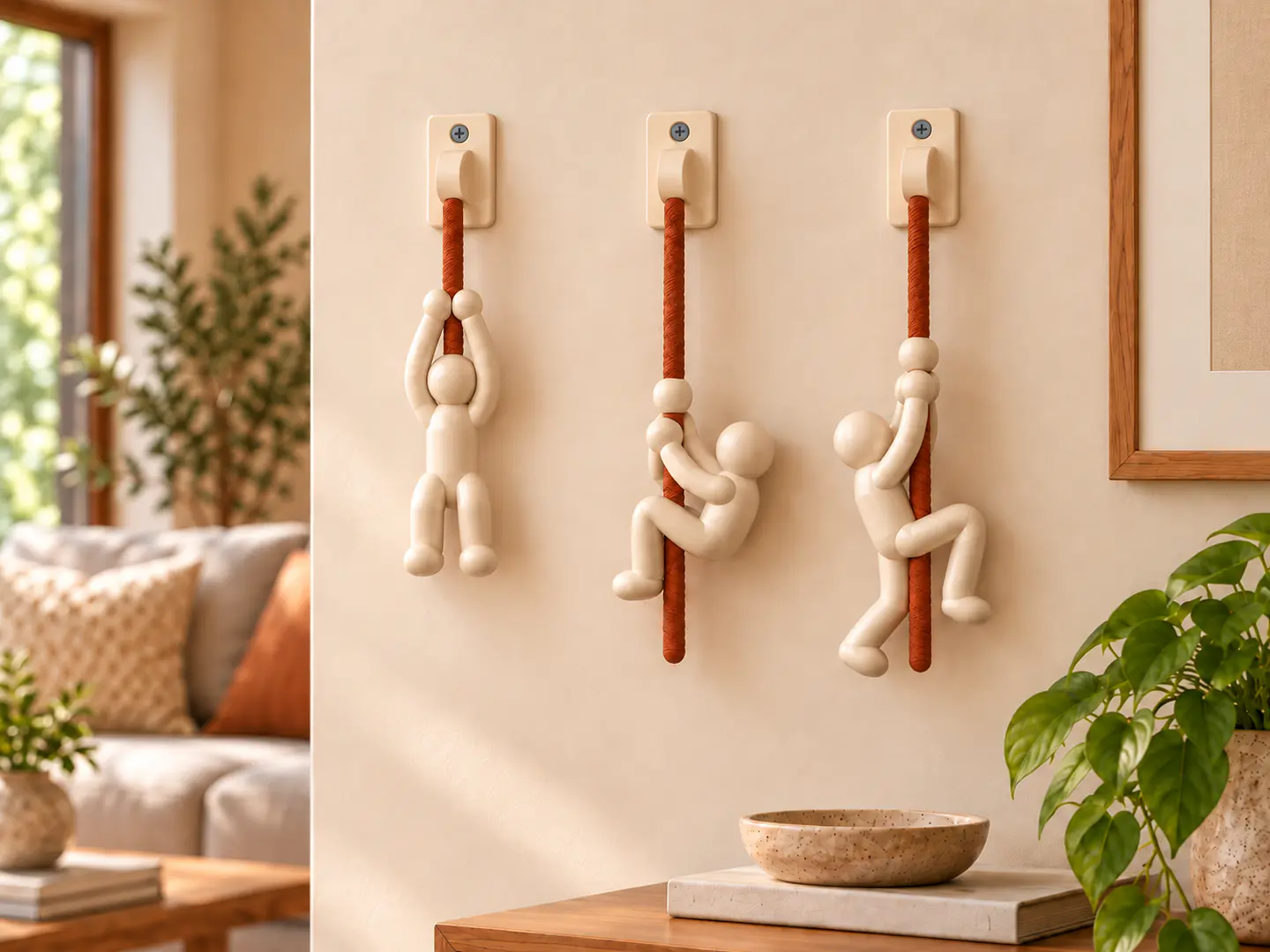 EBRA ART — Elevation | Trío de escaladores decorativos 2