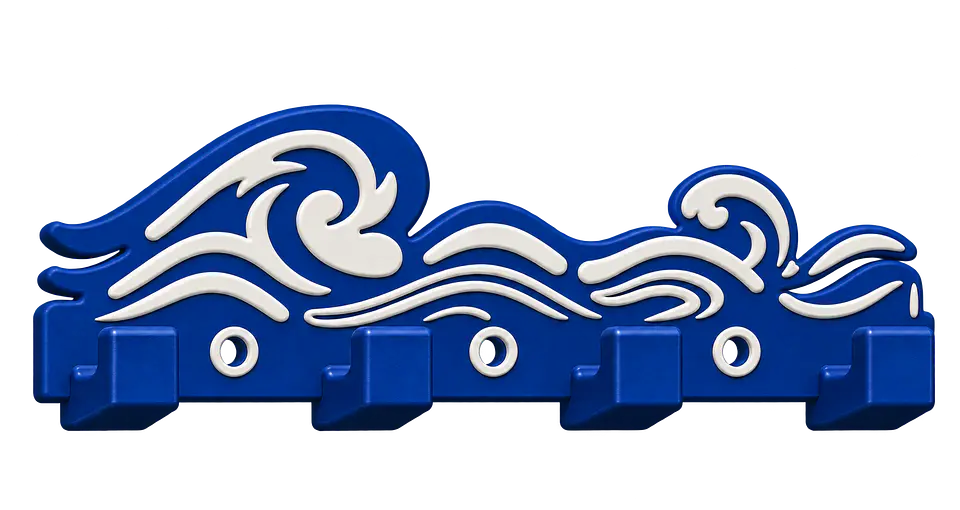Natura Ocean — Perchero de pared 1