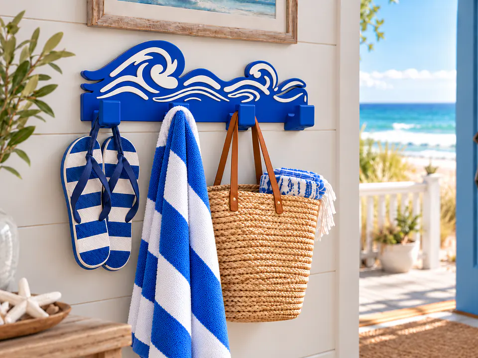 Natura Ocean — Perchero de pared 2