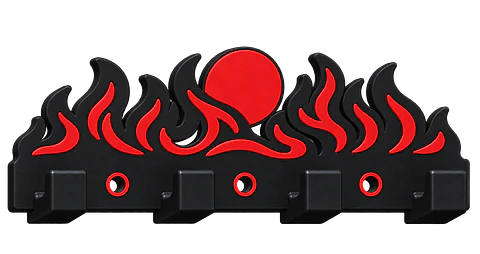 Natura Fire — Perchero de pared