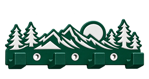 Natura Mountain — Perchero de pared