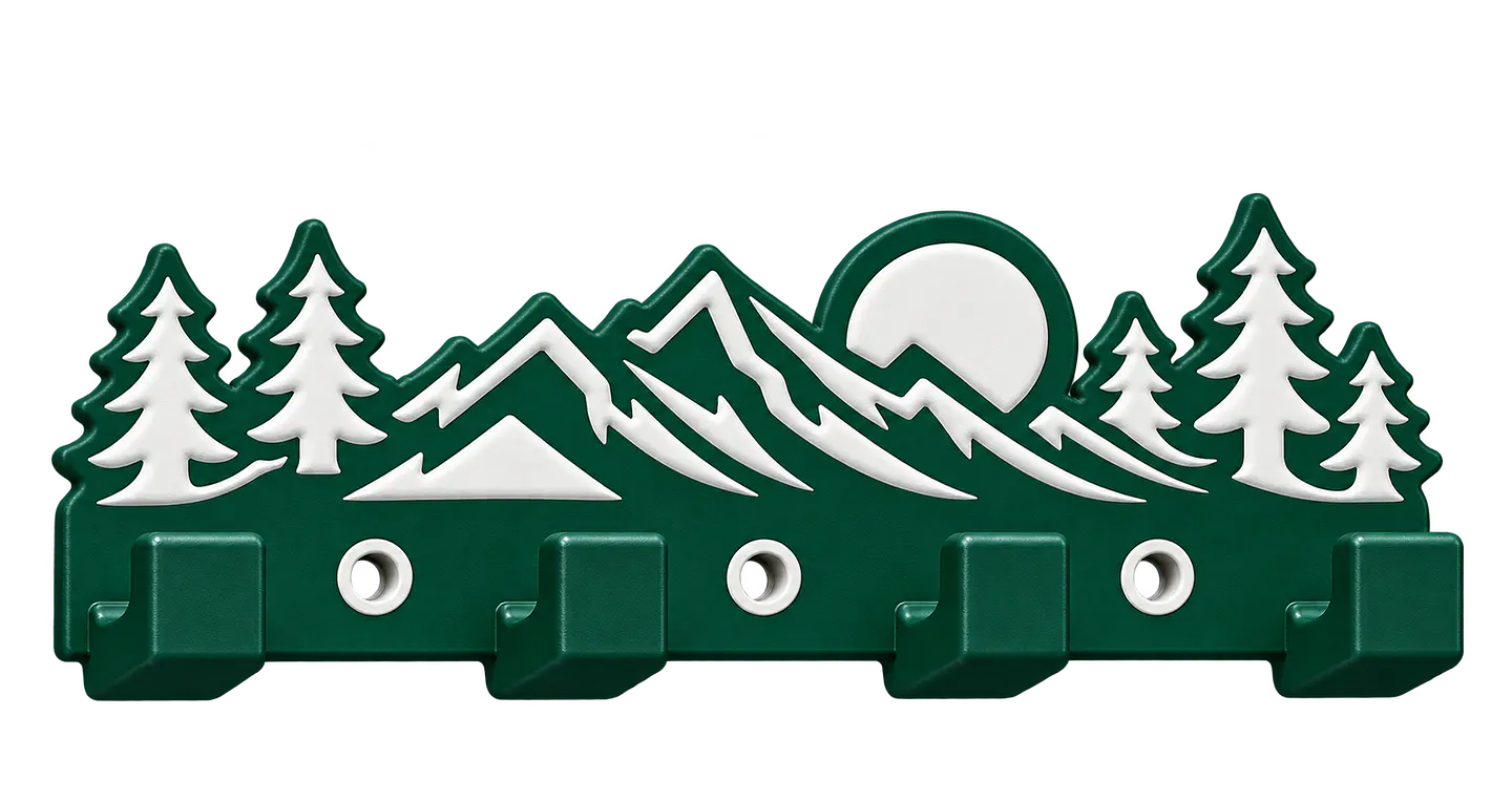 Natura Mountain — Perchero de pared 1