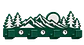 Natura Mountain — Perchero de pared - Miniatura 1