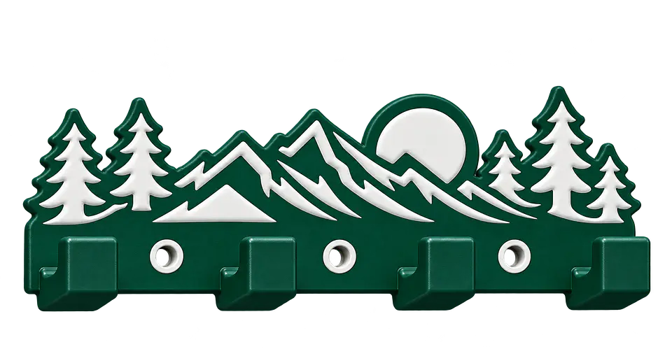 Natura Mountain — Perchero de pared 1
