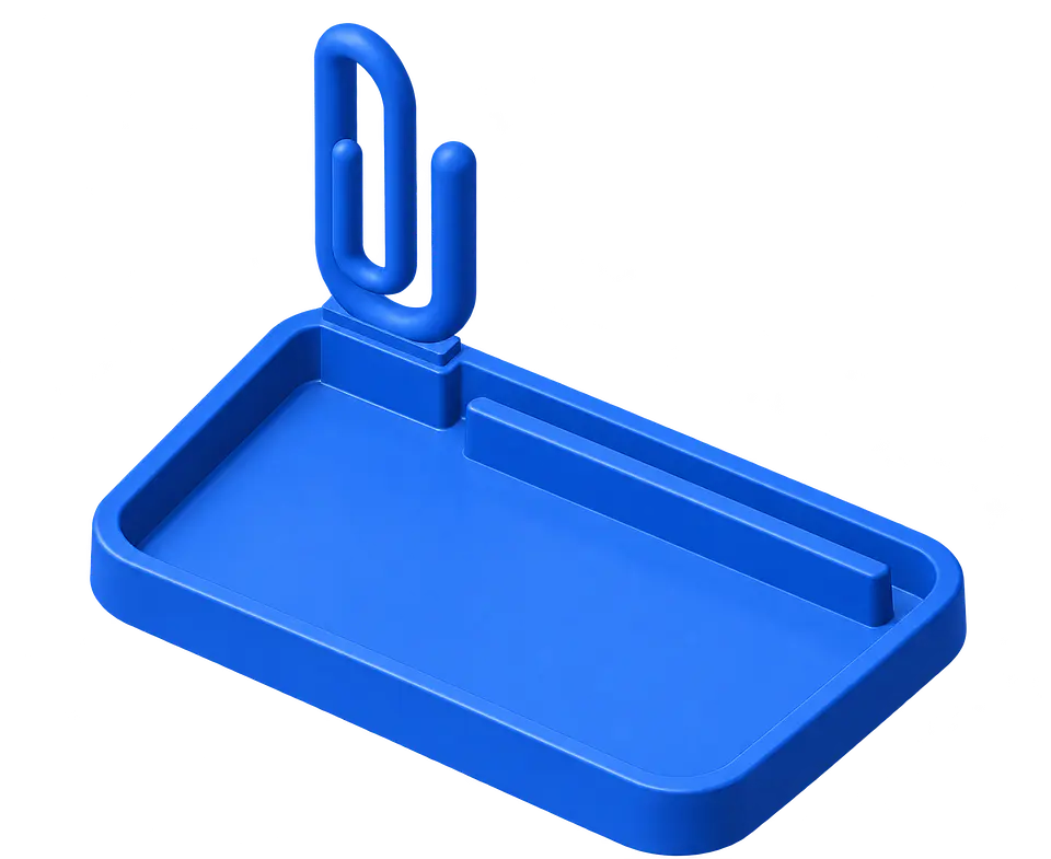 Bandeja organizadora CLIC con clip desmontable 4